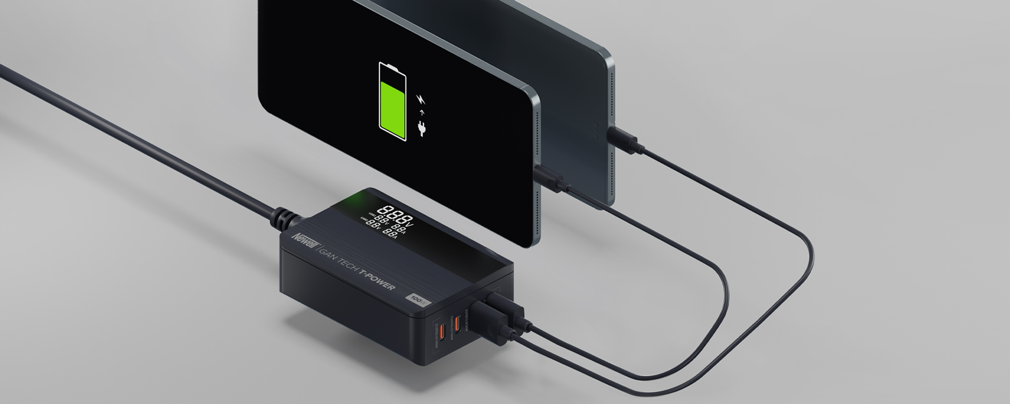 Ładowarka sieciowa Newell GaN Tech T-power 100 W